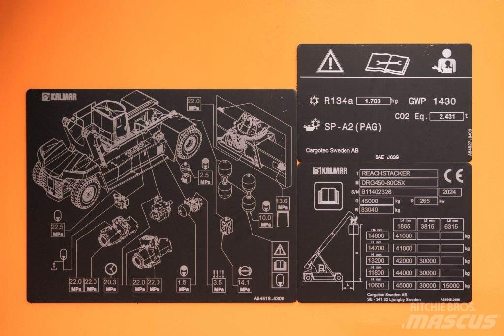 Kalmar DRG450-60C5X Dosežni viličarji
