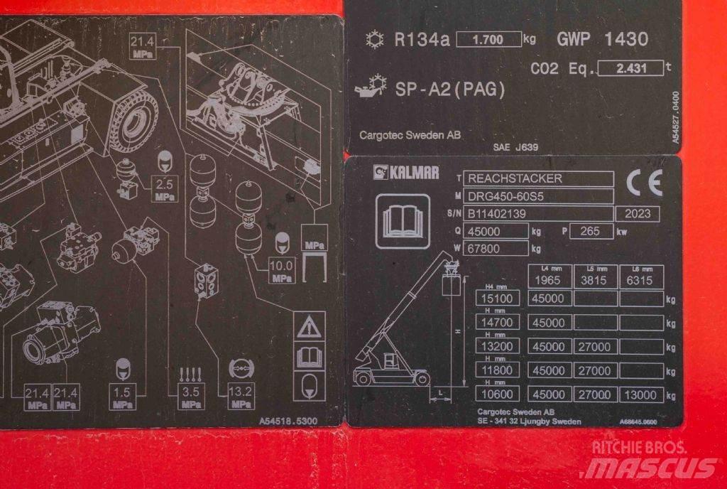 Kalmar DRG450-60S5 Dosežni viličarji