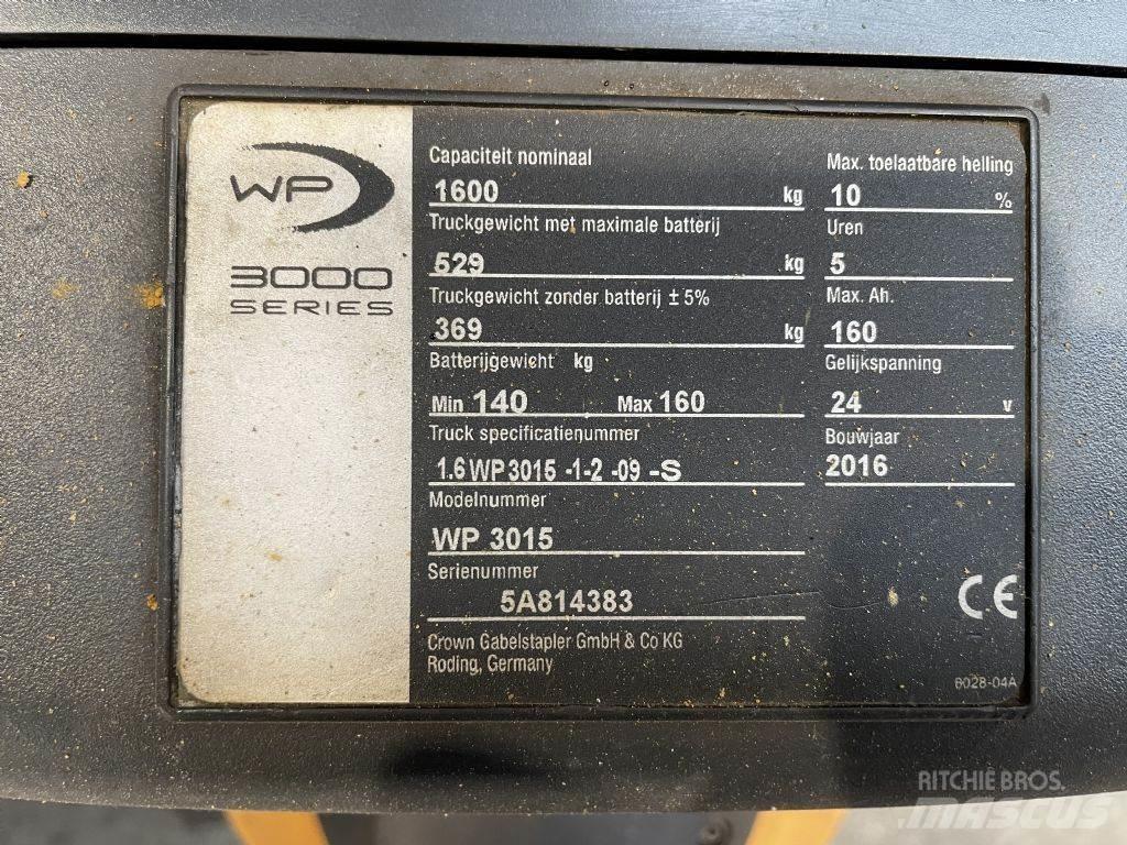 Crown WP3015 Ročni električni viličar