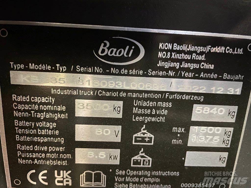 Baoli KBE35 Električni viličarji