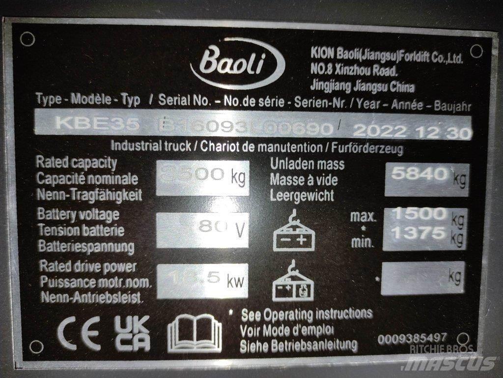 Baoli KBE35 Električni viličarji