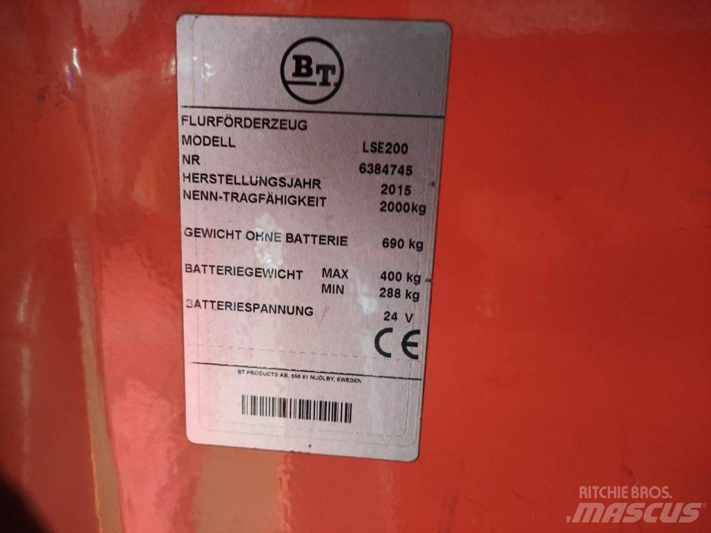 BT LSE200 Električni nizko dvižni viličar