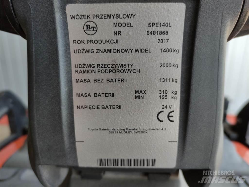 BT SPE140 L Ročni električni viličar