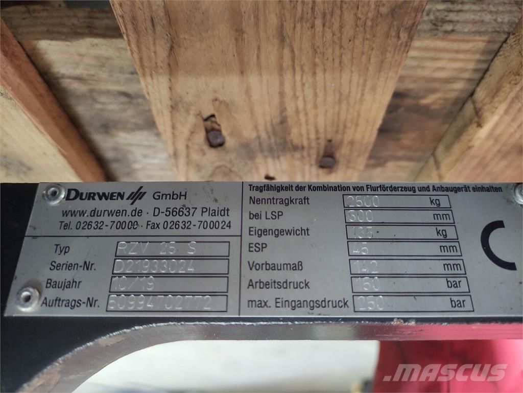 Durwen RZV 25 S Manipulacija materiala - drugo