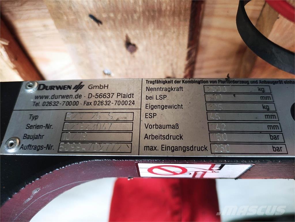 Durwen RZV 25 S Manipulacija materiala - drugo