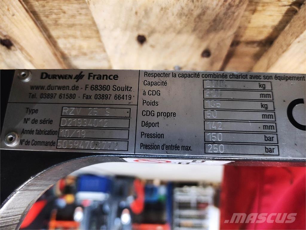 Durwen RZV 25 S Manipulacija materiala - drugo