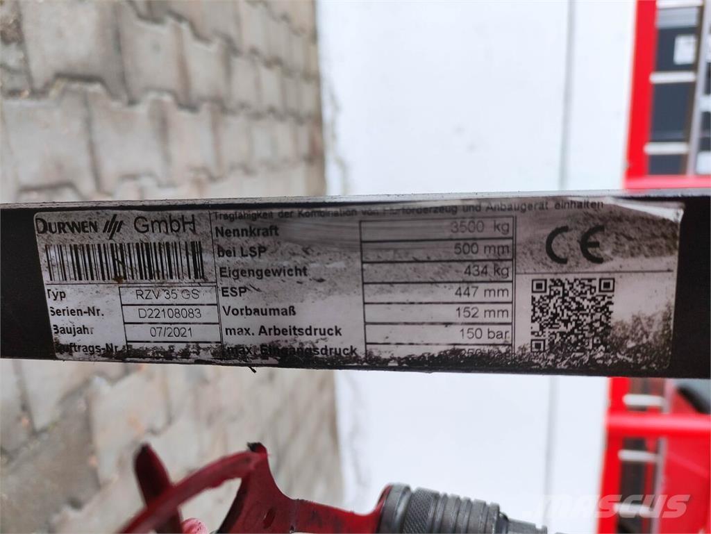 Durwen RZV 35 GS Manipulacija materiala - drugo