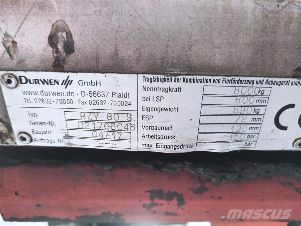 Durwen RZV 80S Manipulacija materiala - drugo