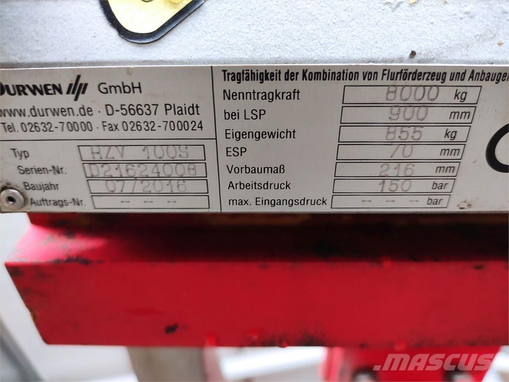 Durwen RZV100S Manipulacija materiala - drugo