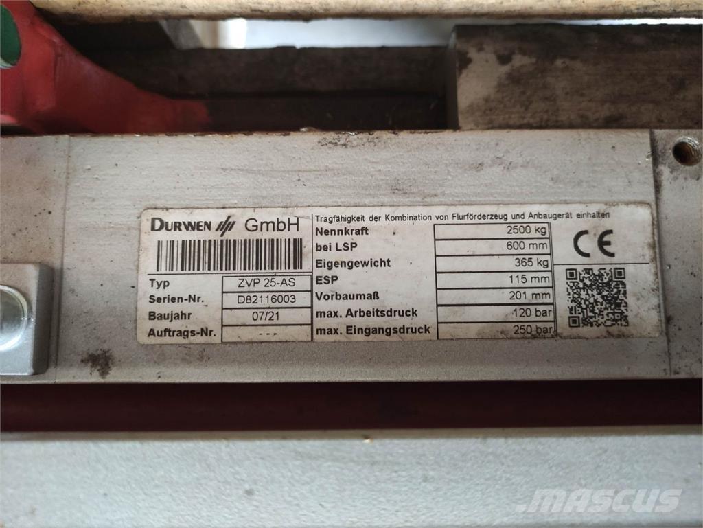 Durwen ZVP25-AS Prijemala za bale