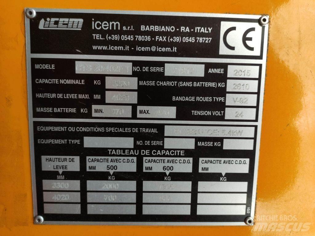 Icem CTS20/402 FT Viličarji s pomičnim teleskopom