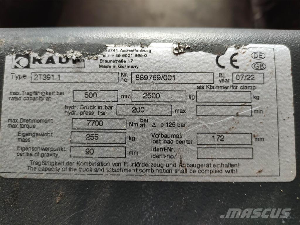 Kaup 2T391.1 Manipulacija materiala - drugo