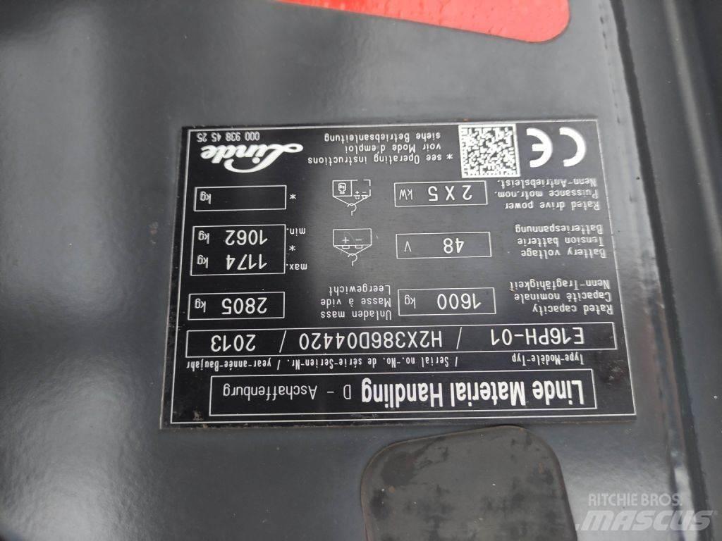 Linde E16PH-01-386 Električni viličarji