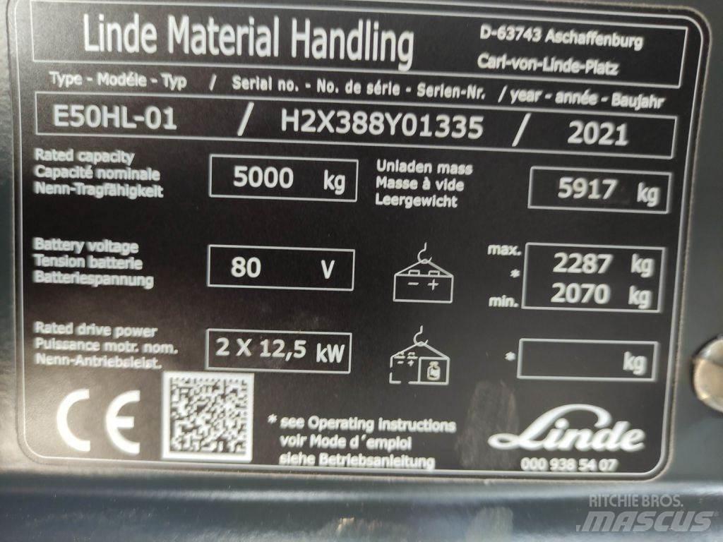 Linde E50HL-01-388 Električni viličarji