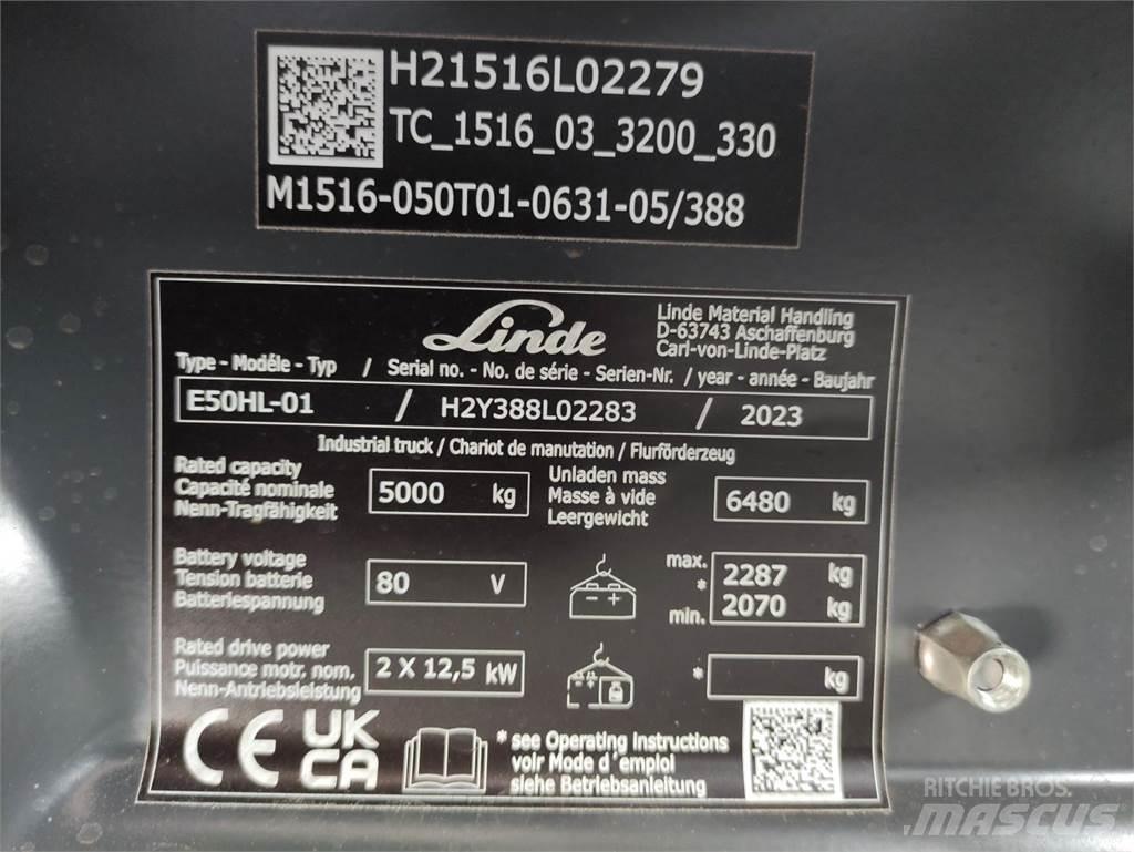 Linde E50HL-388 Električni viličarji