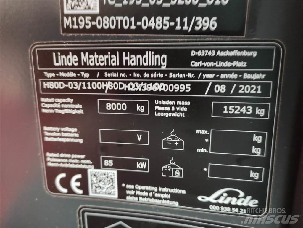 Linde H80D-1100-03-396 Dizelski viličarji