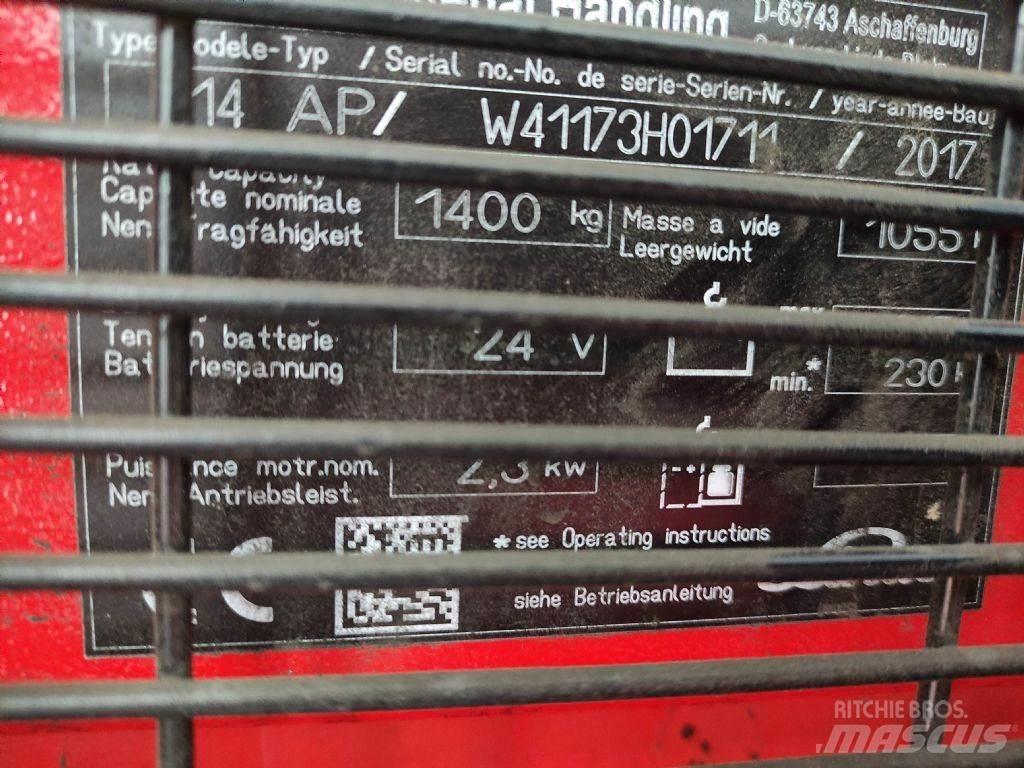 Linde L14APi Ročni električni viličar