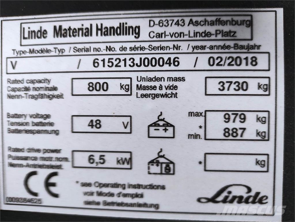 Linde V Modular Visokodvižni komisionirni viličar