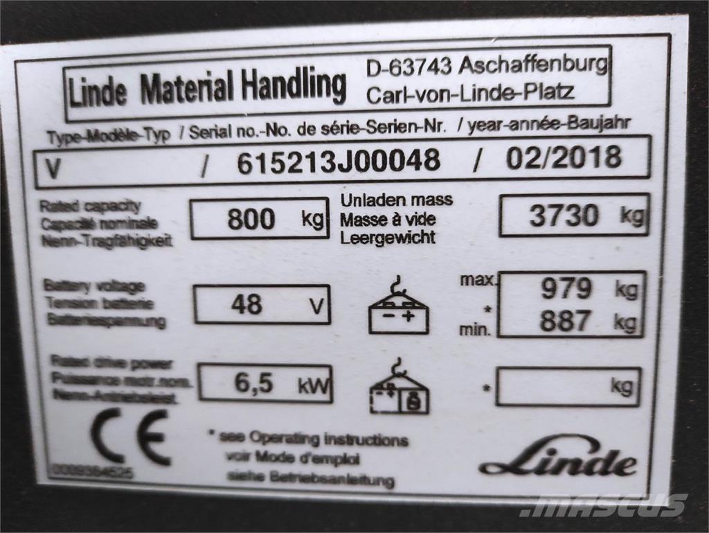 Linde V Modular Visokodvižni komisionirni viličar