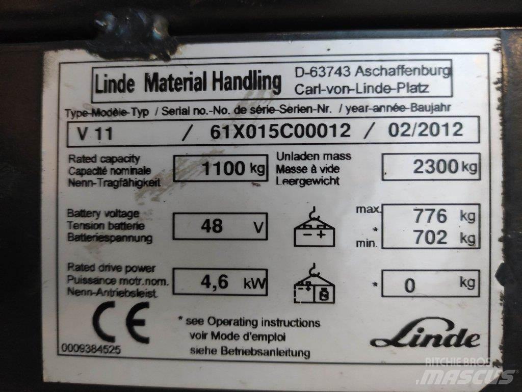 Linde V11 Visokodvižni komisionirni viličar