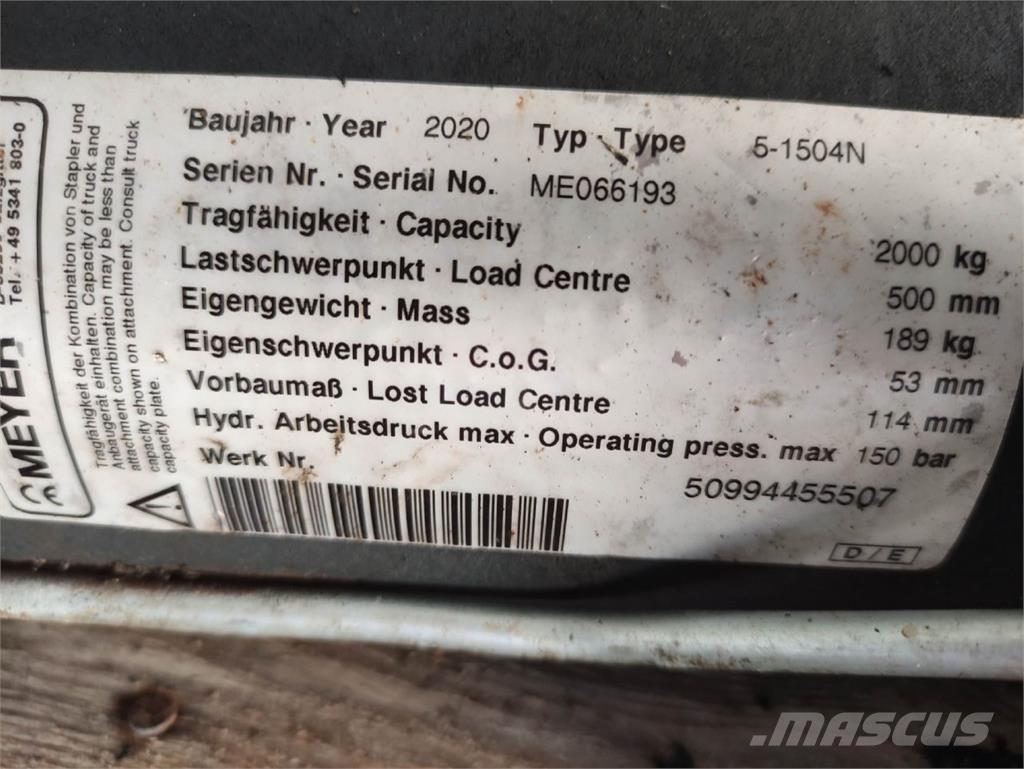 Meyer 5-1504N Manipulacija materiala - drugo