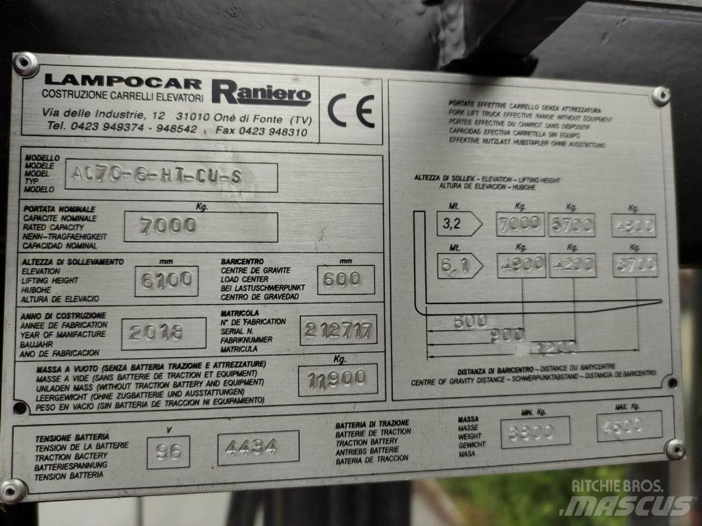 Raniero AC70-6-HT-CU-S Električni viličarji