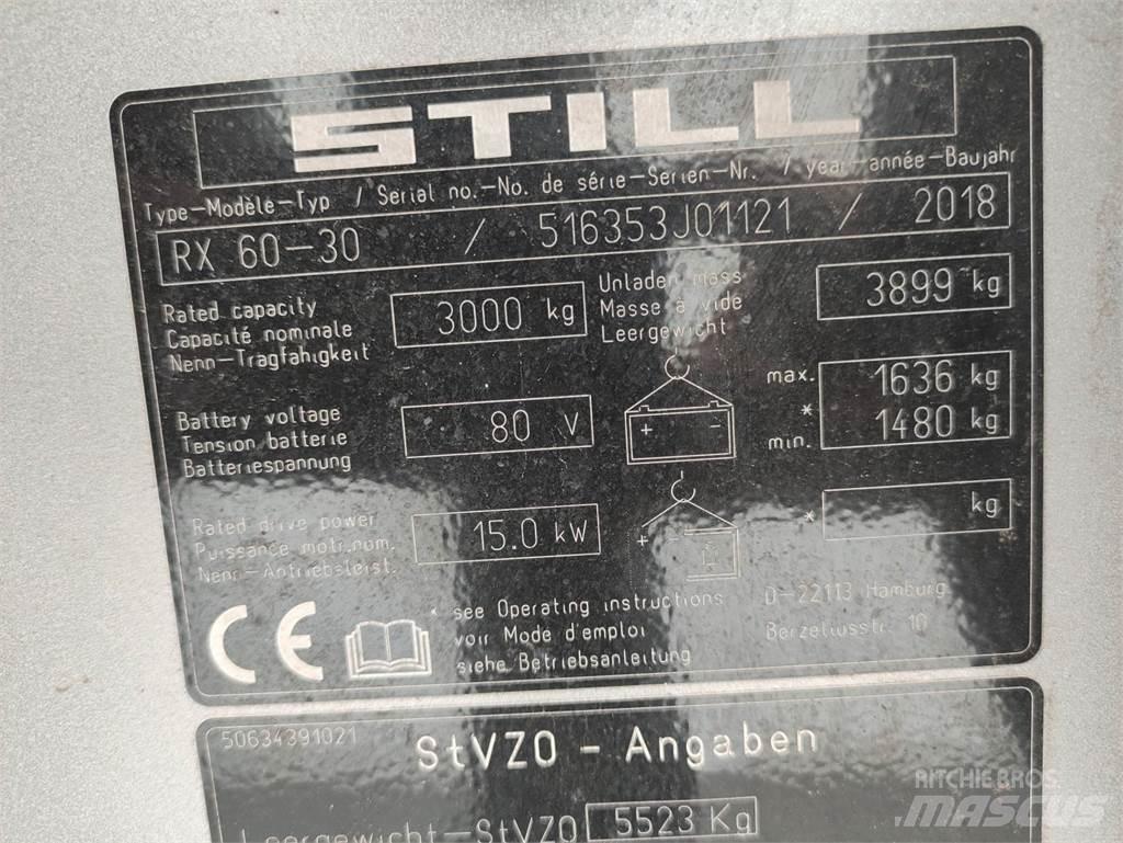 Still RX60-30 Električni viličarji