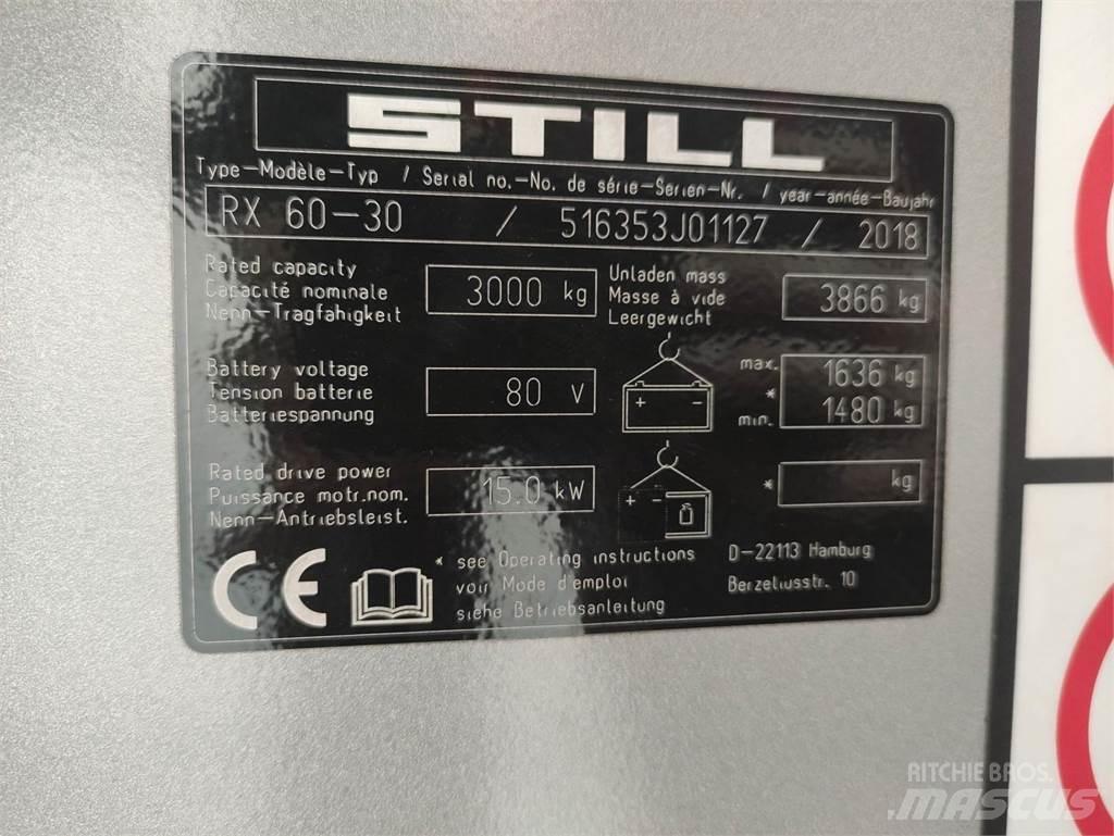 Still RX60-30 Električni viličarji