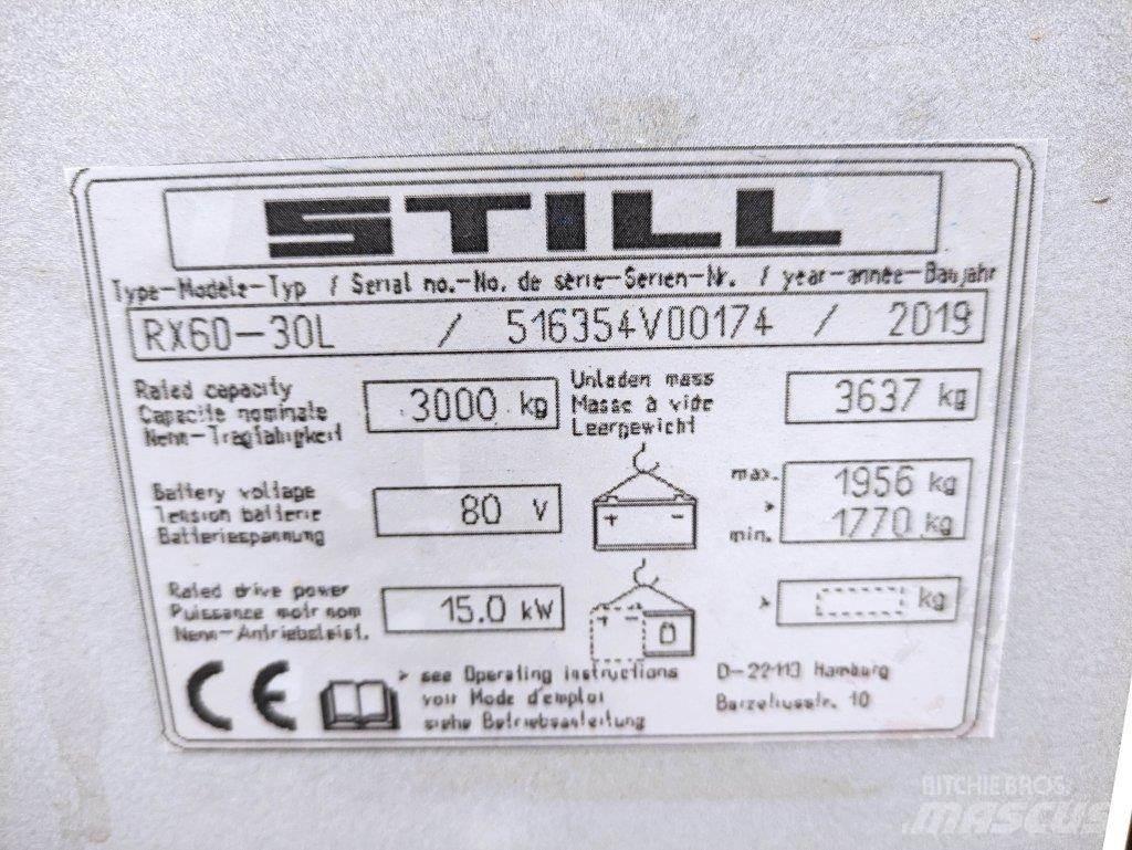 Still RX60-30 L Električni viličarji