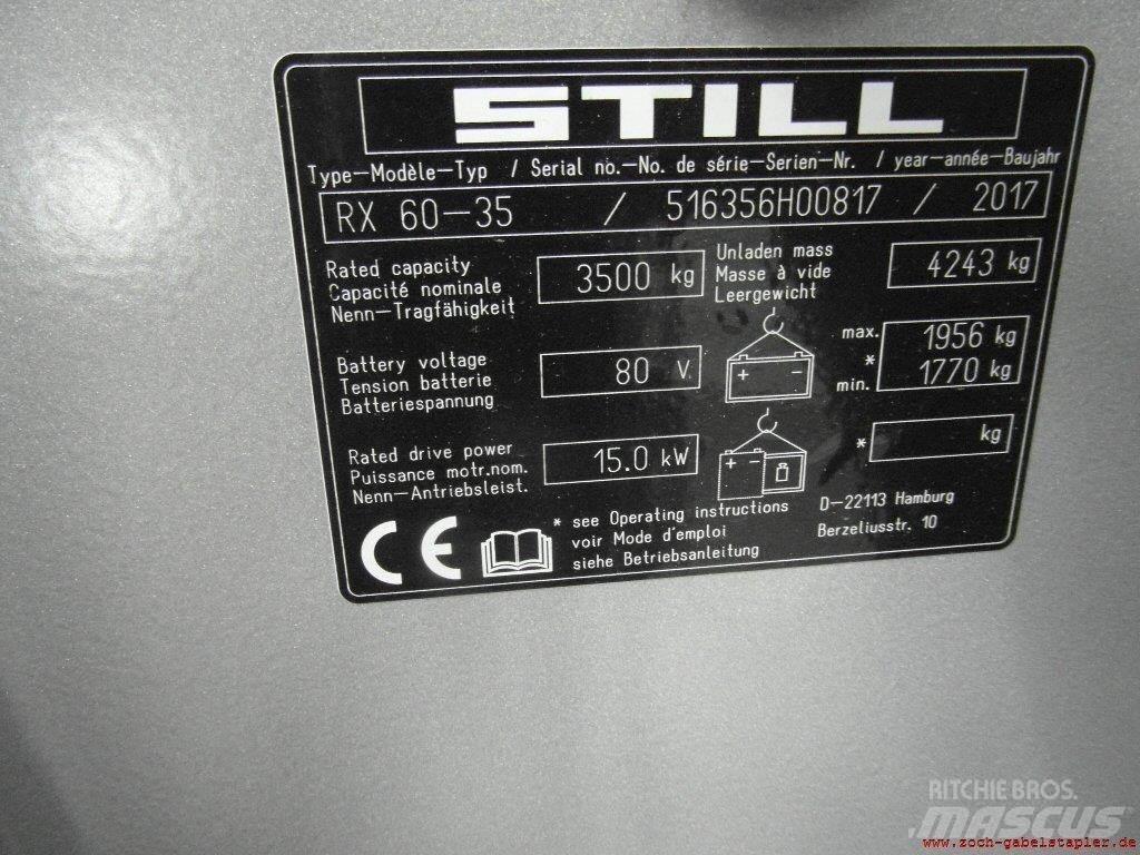 Still RX60-35 Električni viličarji