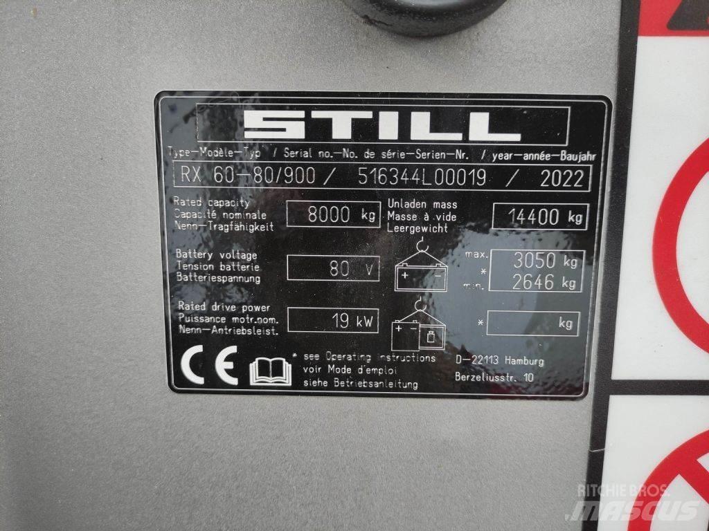 Still RX60-80/900 Električni viličarji