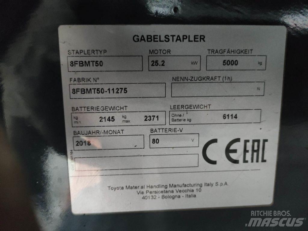 Toyota 8FBMT50 Električni viličarji