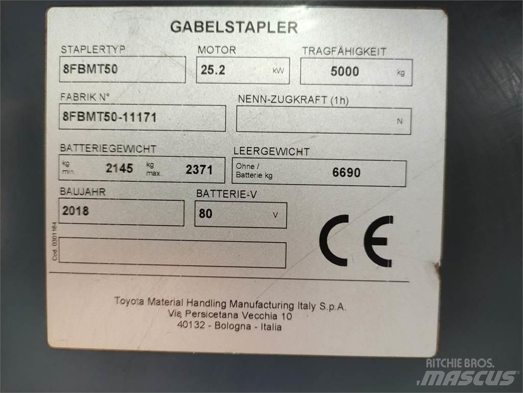 Toyota 8FBMT50 Električni viličarji