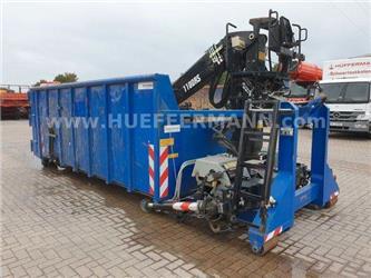 Mercedes-Benz Abrollcontainer mit Jonsered J1100 RS 7Ladekran