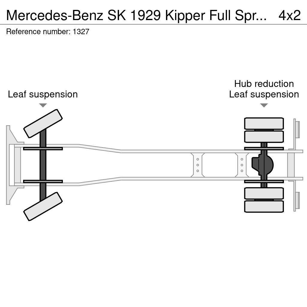 Mercedes-Benz SK 1929 Kipper Full Spring V8 Big Axle Good Condit Kiper tovornjaki