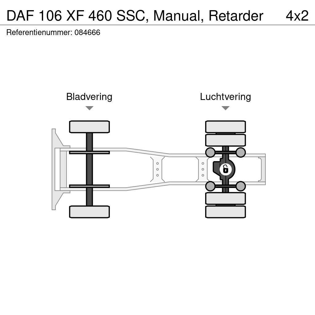 DAF 106 XF 460 SSC, Manual, Retarder Vlačilci
