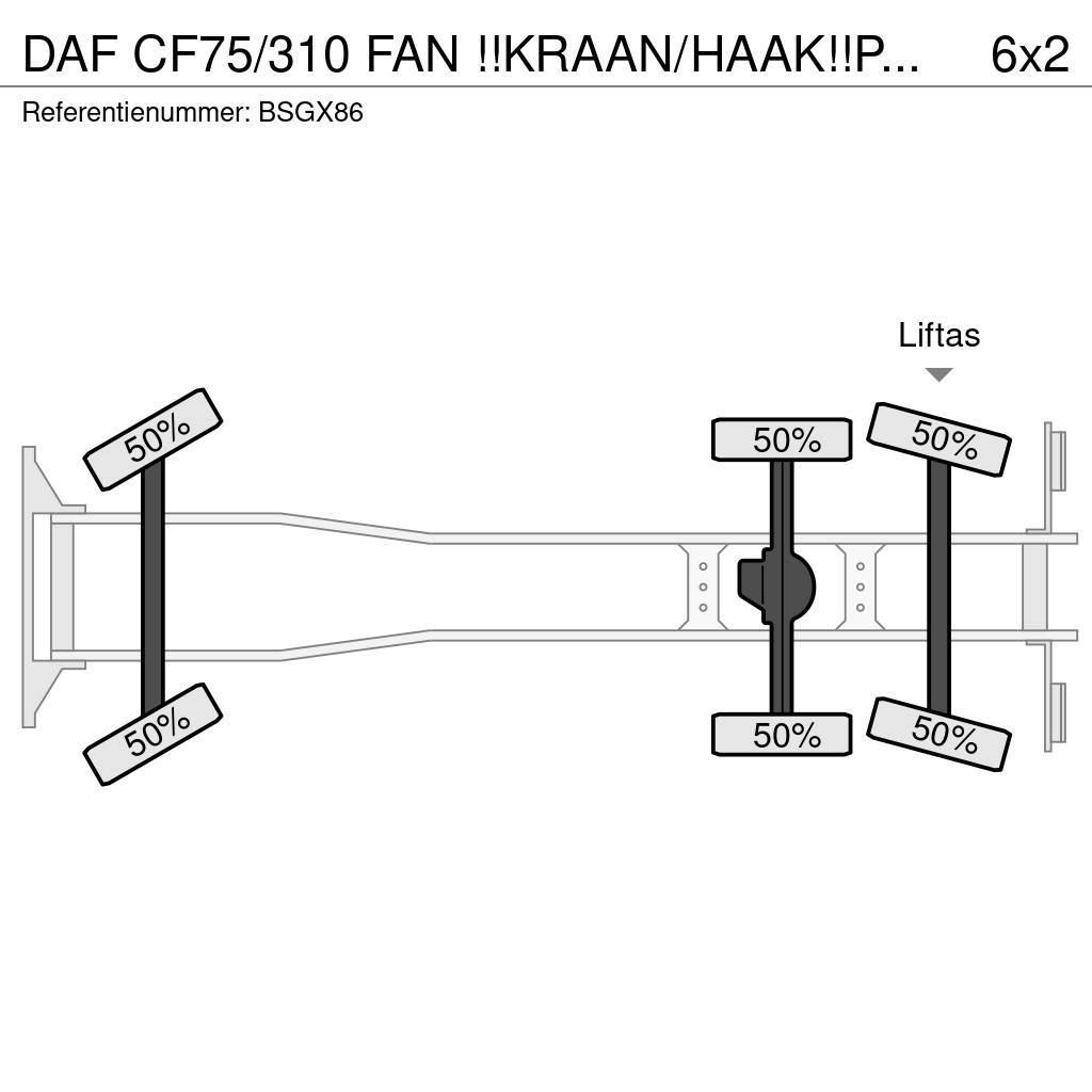 DAF CF75/310 FAN !!KRAAN/HAAK!!PERSCONTAINER!!HIGH PRE Kotalni prekucni tovornjaki