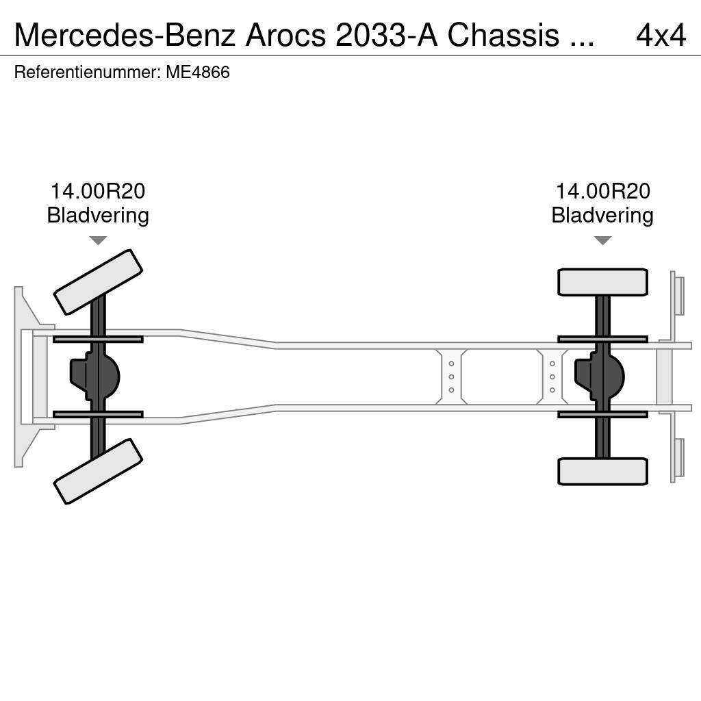 Mercedes-Benz Arocs 2033-A Chassis Cabin (2 units) Tovornjaki-šasije