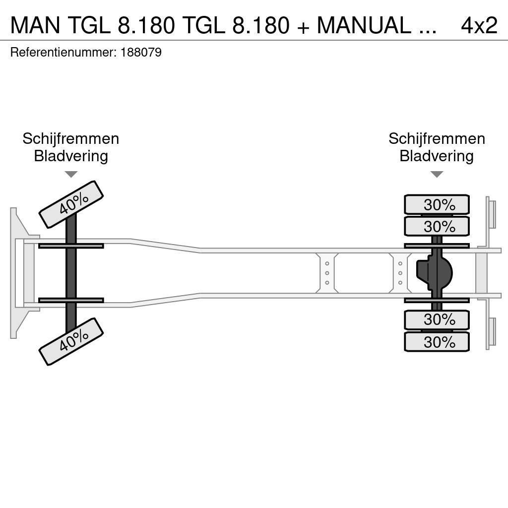 MAN TGL 8.180 TGL 8.180 + MANUAL + Lift Tovornjaki zabojniki