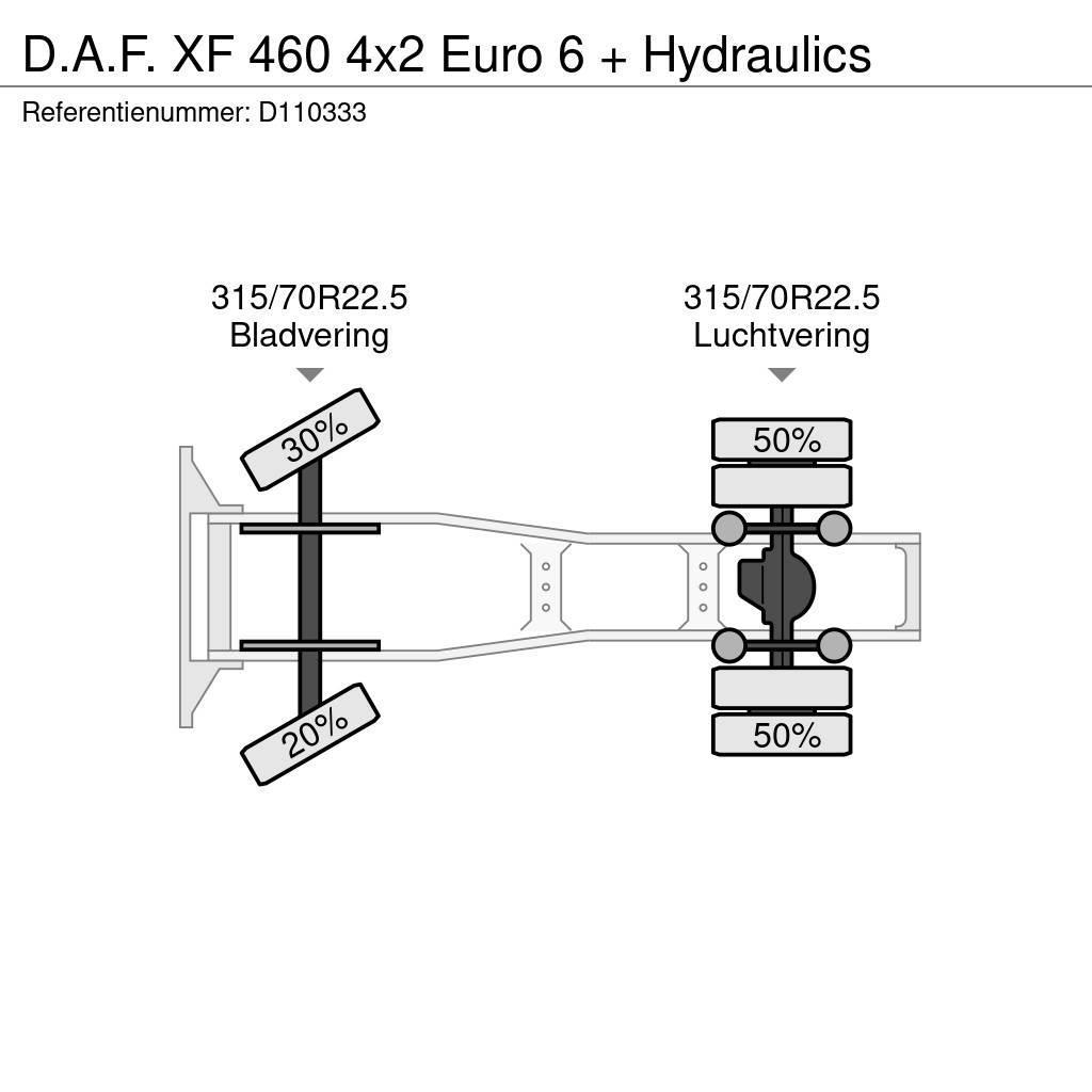 DAF XF 460 4x2 Euro 6 + Hydraulics Vlačilci