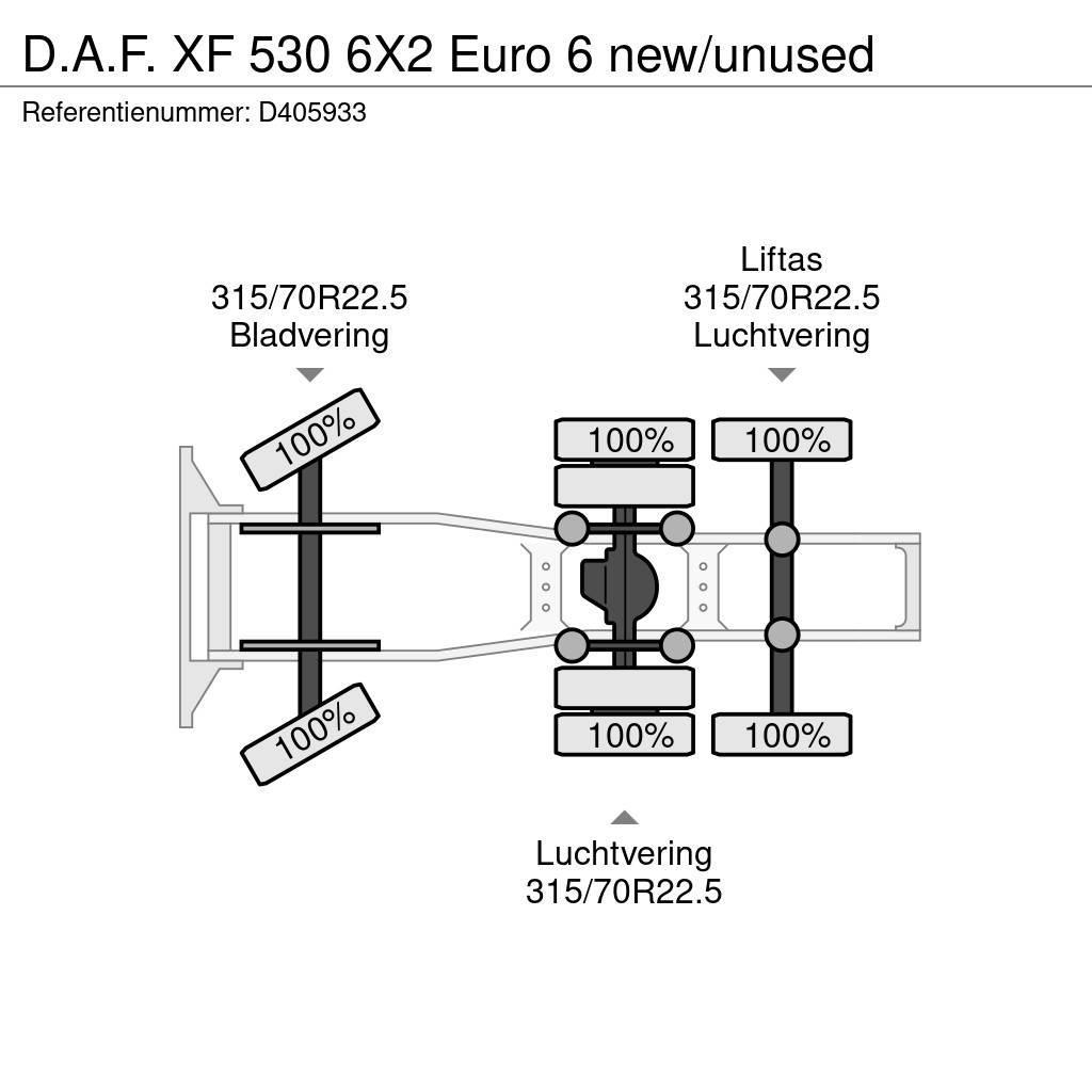 DAF XF 530 6X2 Euro 6 new/unused Vlačilci