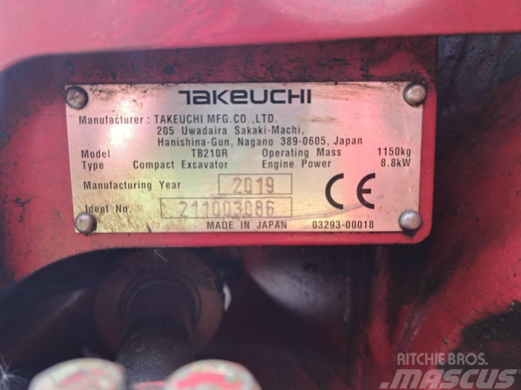 Takeuchi TB210R Mini bagri <7t
