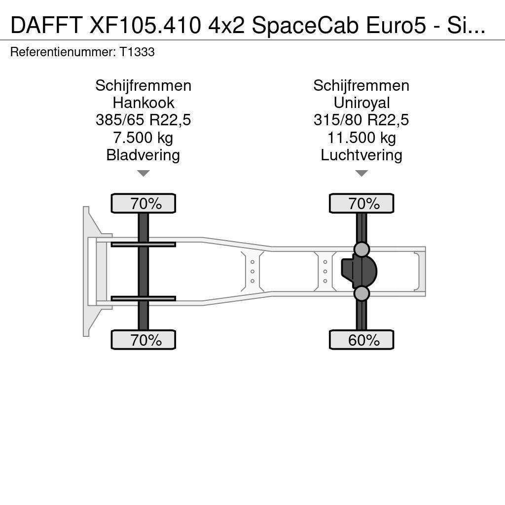 DAF FT XF105.410 4x2 SpaceCab Euro5 - Side Skirts - Sp Vlačilci