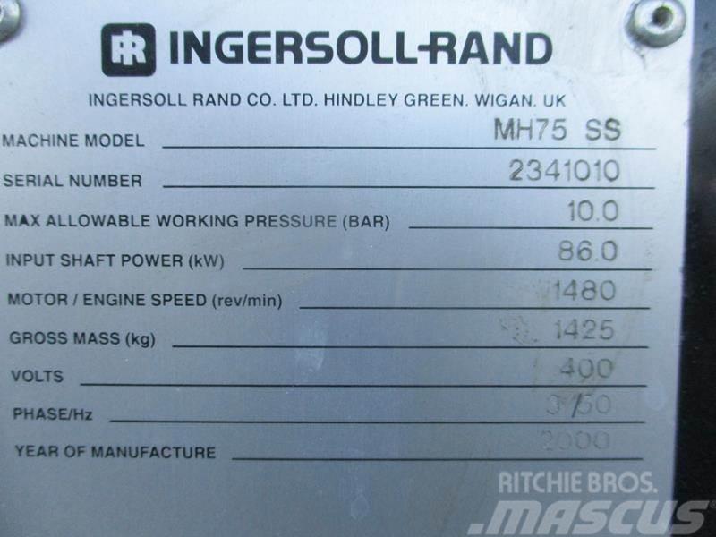 Ingersoll Rand MH 75 SS Kompresorji