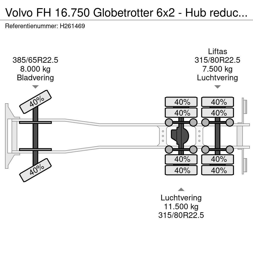 Volvo FH 16.750 Globetrotter 6x2 - Hub reduction - EEV - Tovornjaki-šasije