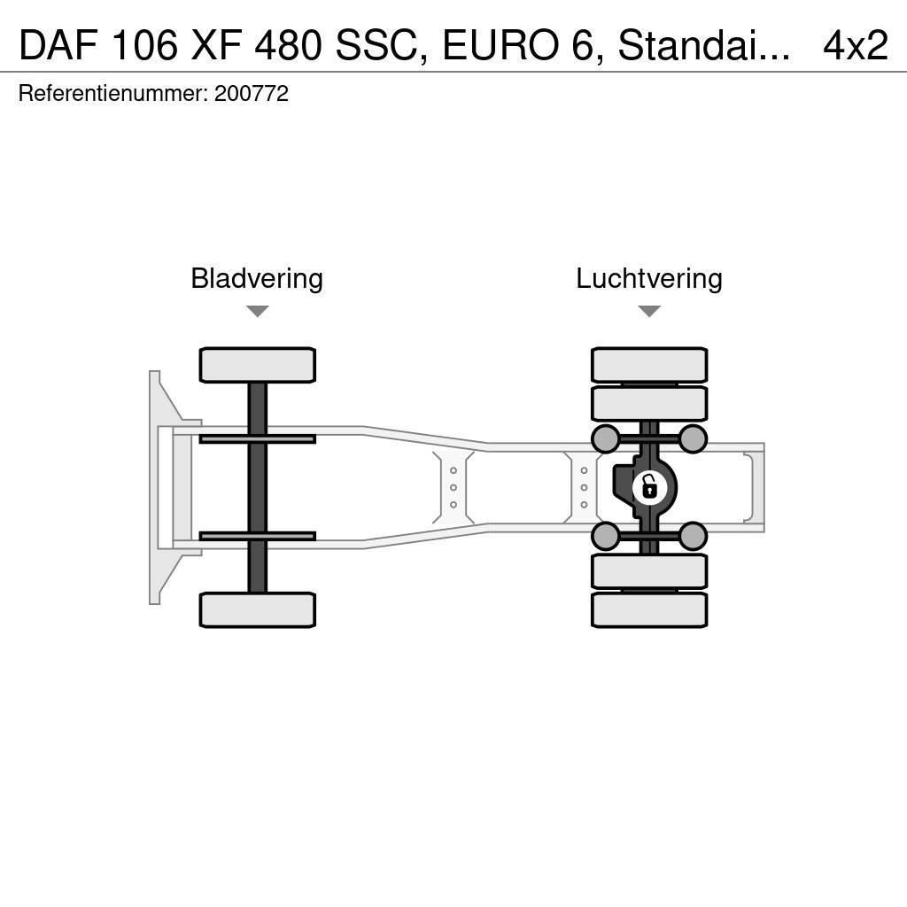 DAF 106 XF 480 SSC, EURO 6, Standairco Vlačilci