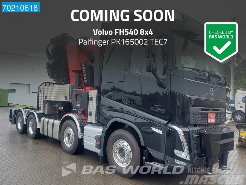 Volvo FH 540 8X4 NEW! Palfinger PK165002 TEC7 Kran Crane Tovornjaki s kesonom/platojem