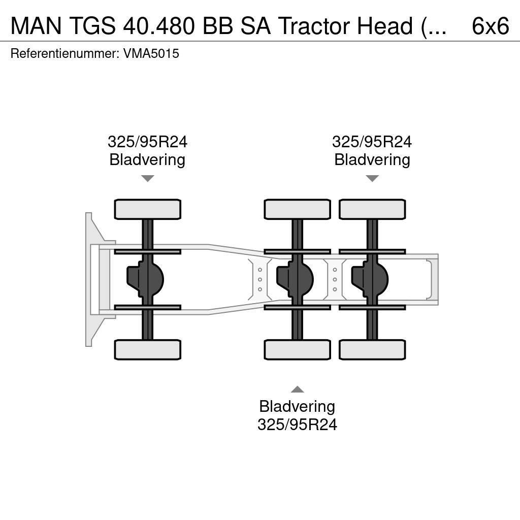 MAN TGS 40.480 BB SA Tractor Head (15 units) Vlačilci