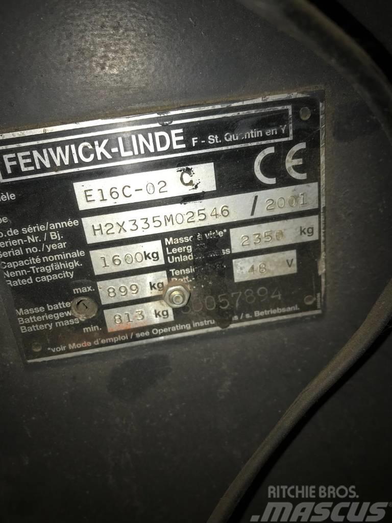 Linde E 16 C-02 Električni viličarji