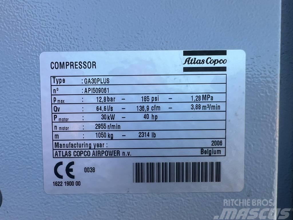 Atlas Copco Compressor, Kompressor GA 30+ FF Kompresorji